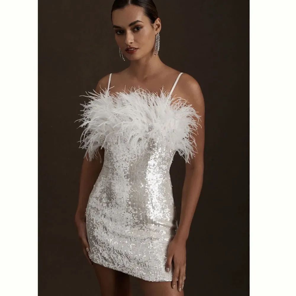 Bhldn Audrey Adele sequin dress/ size 8